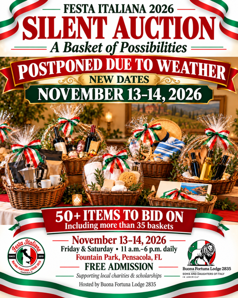 Festa Postponement - Silent Auction